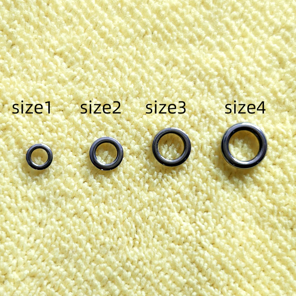 Fishing Lure Accessories - DNDYUJU 50 pz Pesca Anello Solido