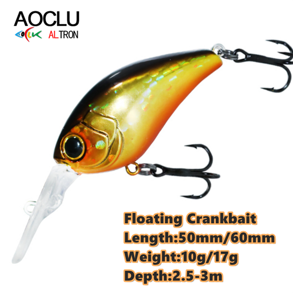 Fishing Lure Crankbait - AOCLU Floating Minnow 50mm 10g 60mm