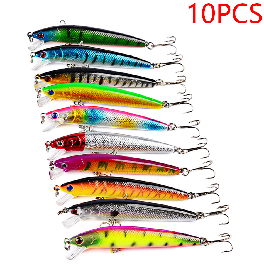 Fishing Lure Jerkbait - 10PCS Jerkbait Minnow Swimbait Superficie Crankbait
