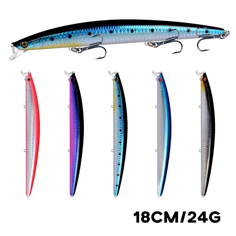 Fishing Lure Crankbait - Minnow Richiamo di Pesca Laser Esca
