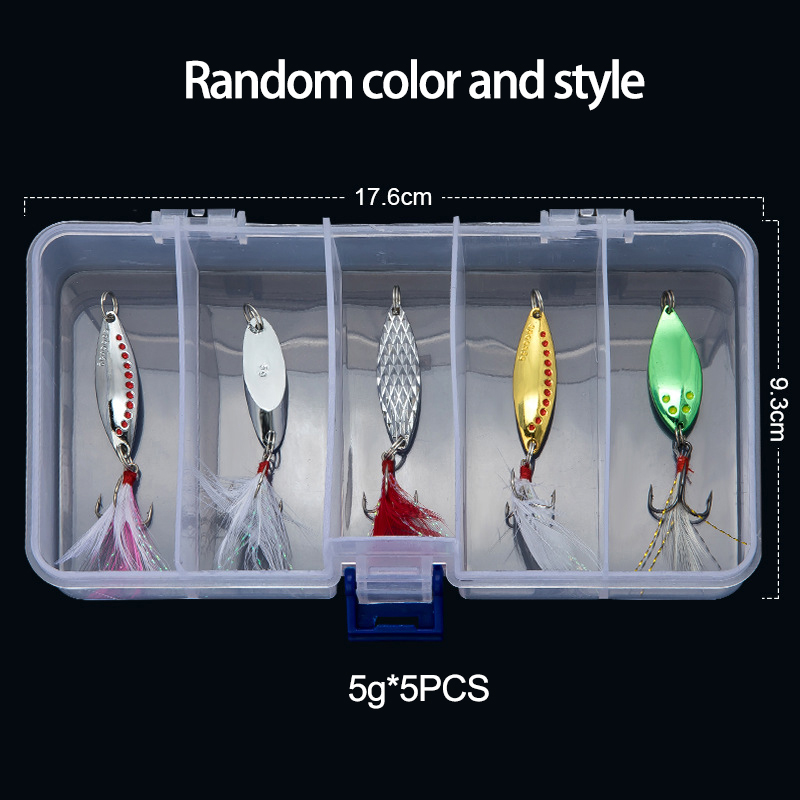 Fishing Lure Spinner - Cucchiaio di metallo Spinner Richiamo di