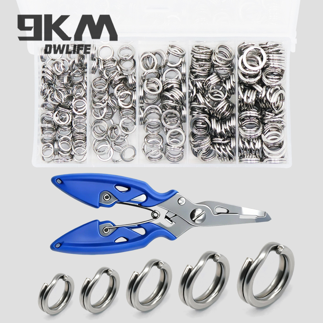 Fishing Lure Kit - Kit di 260-280 Anelli Apribili da