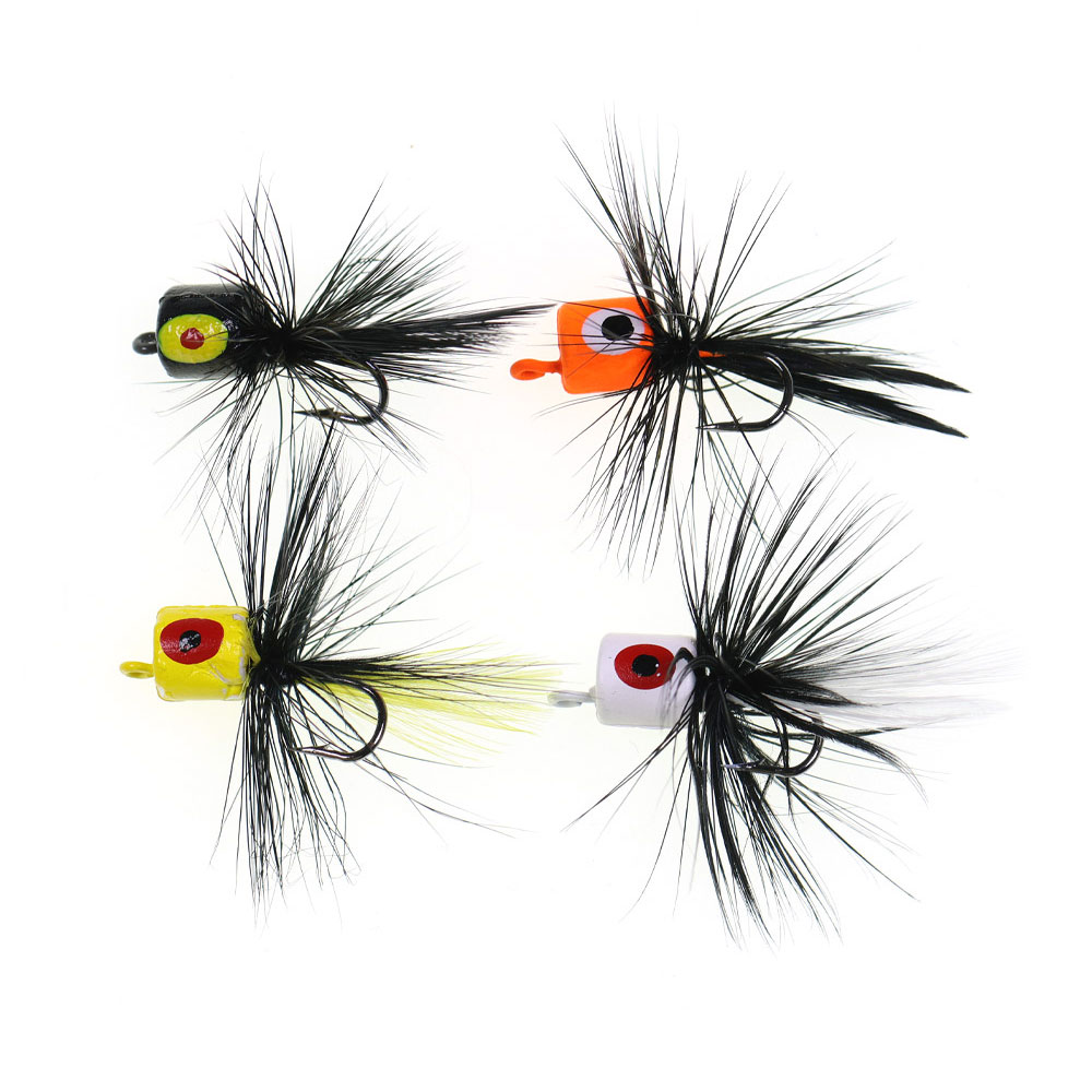 Fishing Lure Popper - Set di 4 Pezzi di Diverse