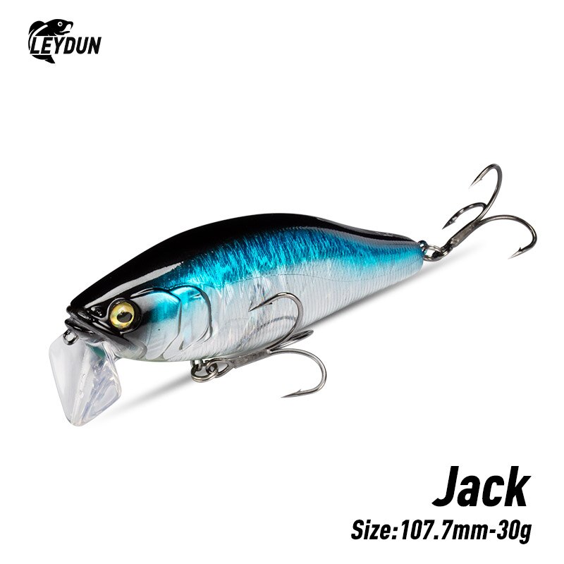 Fishing Lure Topwater - I-JACK Minnow Esche da pesca 107,7mm
