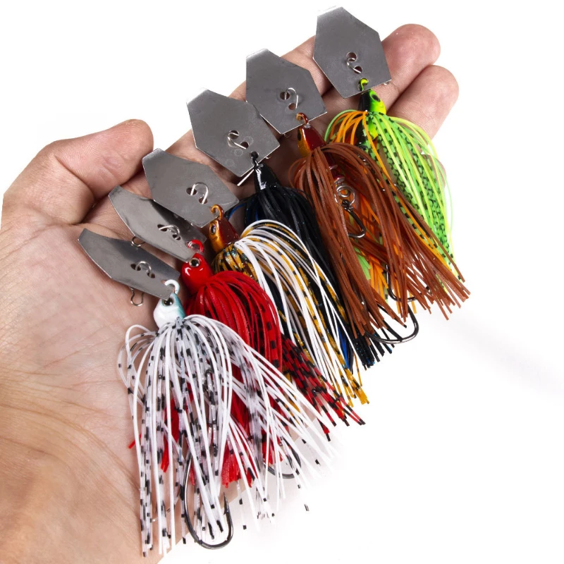 Fishing Lure Buzzbait - 6 Pz/set Chatterbait Esche Da Pesca