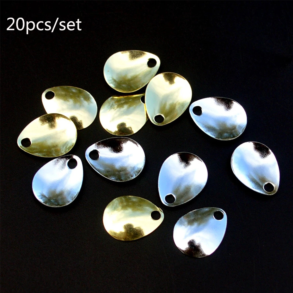 Fishing Lure Blade Bait - 20 pz/lotto Fishing Spinner Rings lame