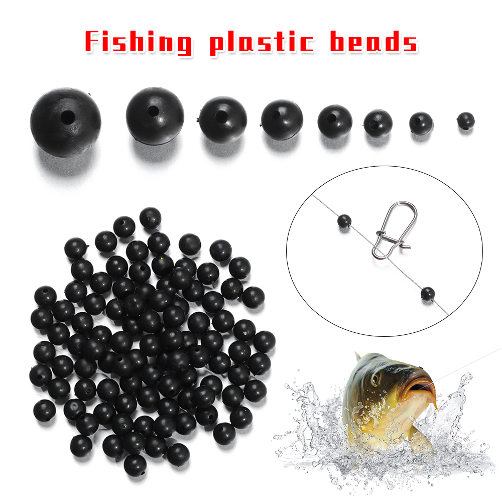 Fishing Lure Soft Plastic - 100 pz/lotto Perline Da Pesca Spazio