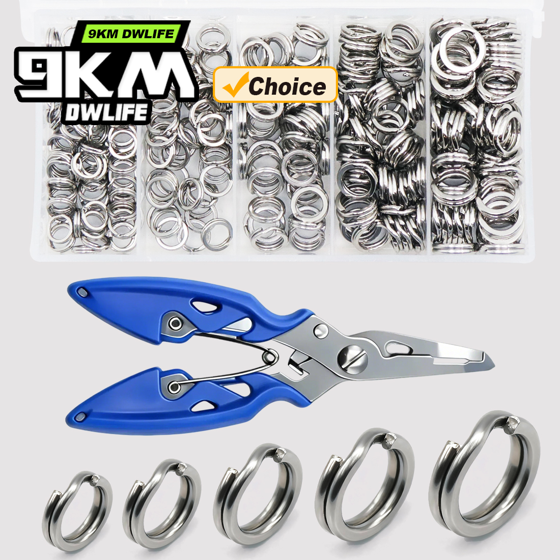 Fishing Lure Kit - Kit di Anelli Divisibili da Pesca