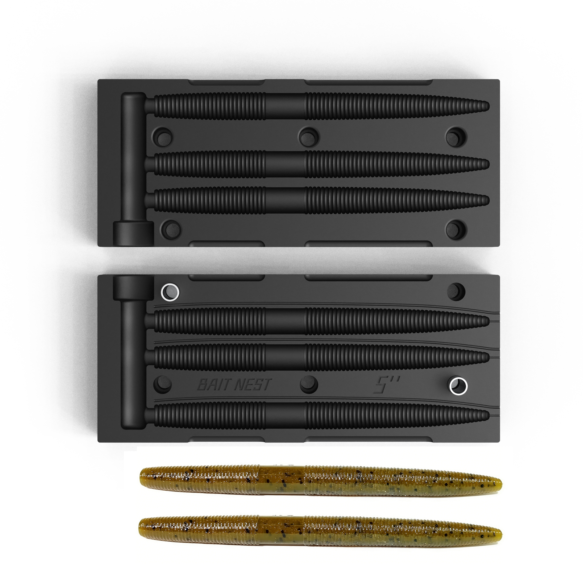 Fishing Lure Soft Plastic - Stampo in Alluminio per Esche da