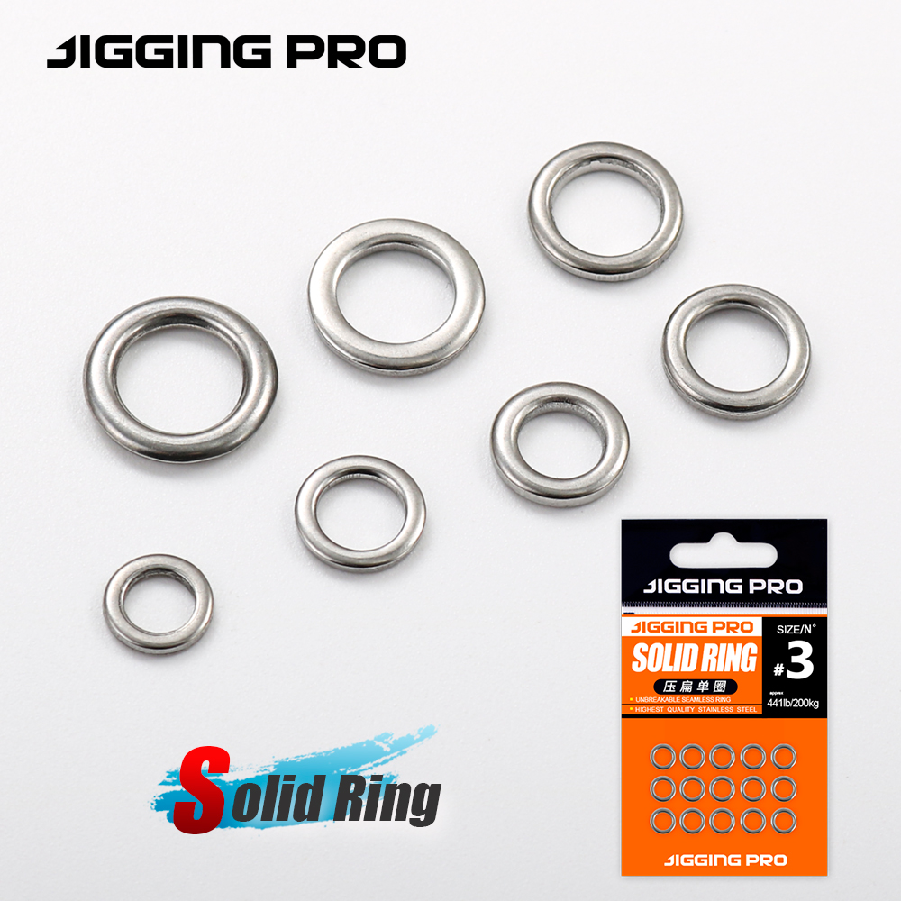 Fishing Lure Jig - JIGGING PRO Anello solido da pesca