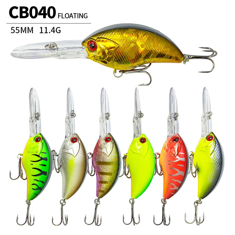 Fishing Lure Jerkbait - Esche Artificiali Crankbait 55MM 11.4G Galleggianti