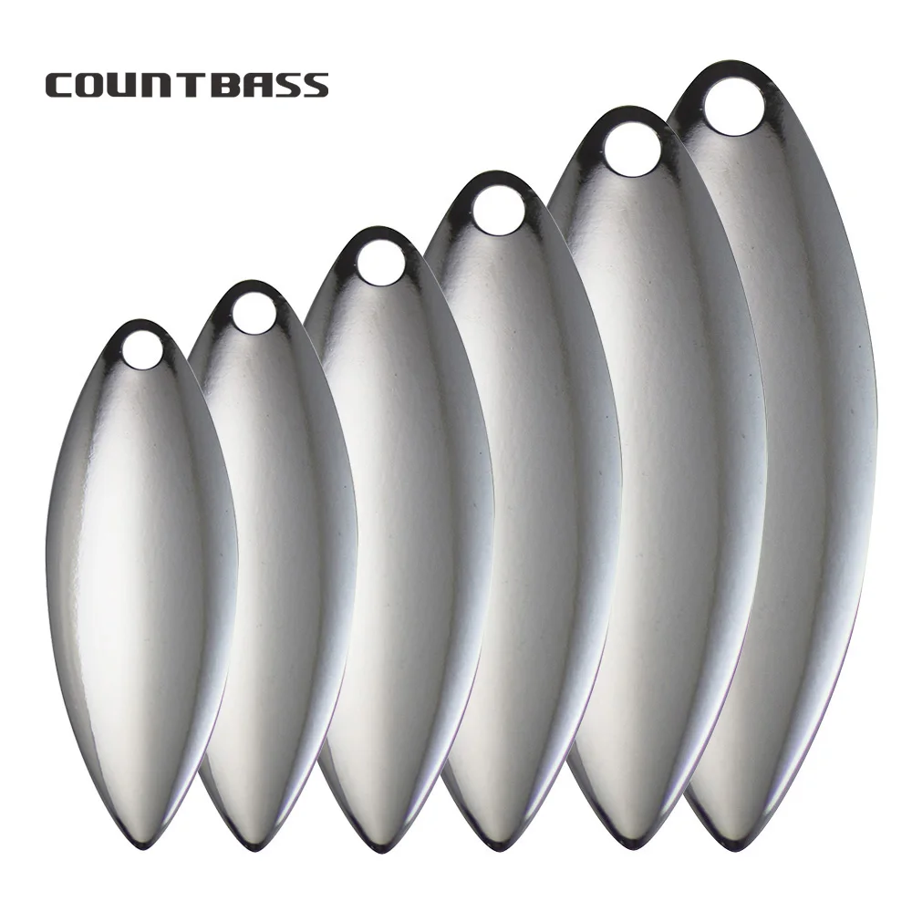 Fishing Lure Blade Bait - Countbass 50 pezzi taglia 1-6 lame