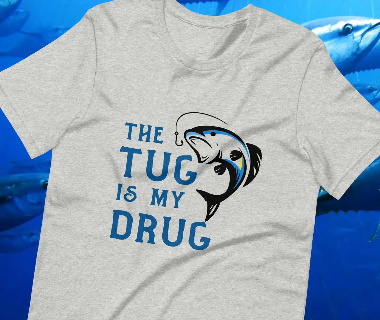 Fishing Lure Box - Maglietta 'The Tug Is My Drug'