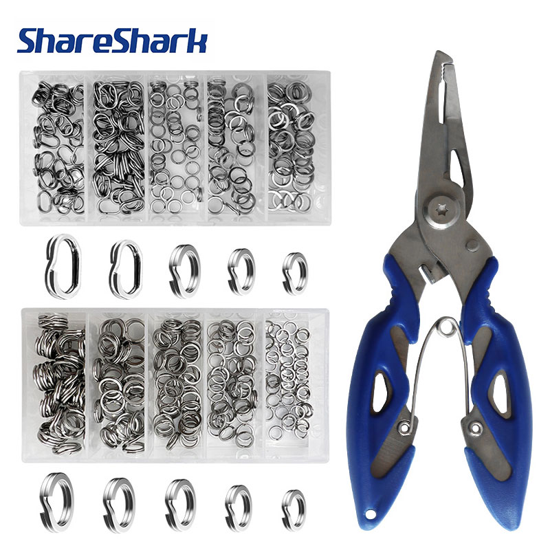 Fishing Lure Kit - ShareShark 200 pezzi connettori per esche