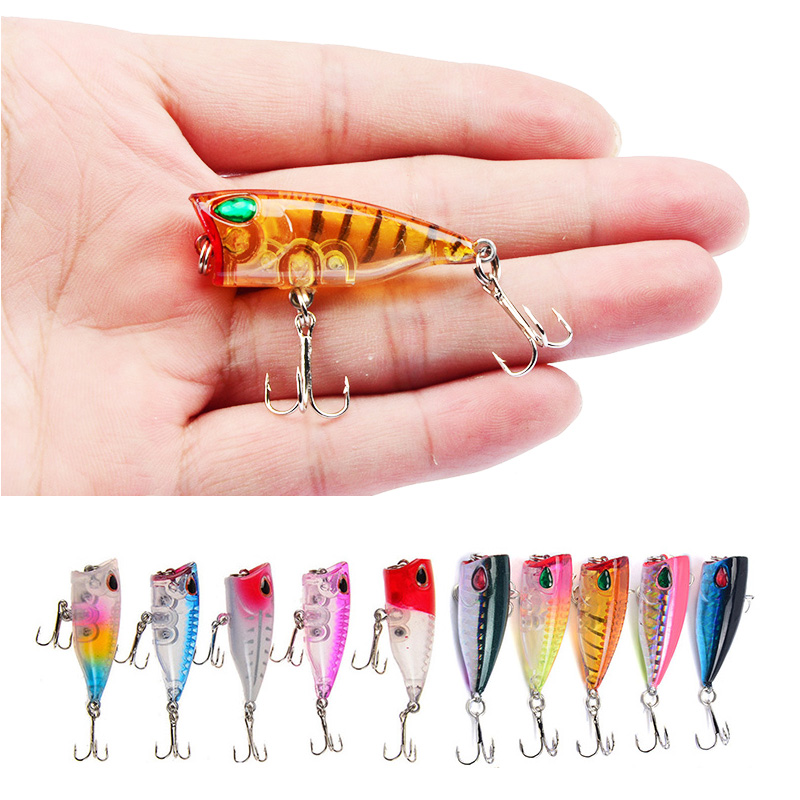 Fishing Lure Popper - YUCONG 1PC Mini Popper Richiamo di