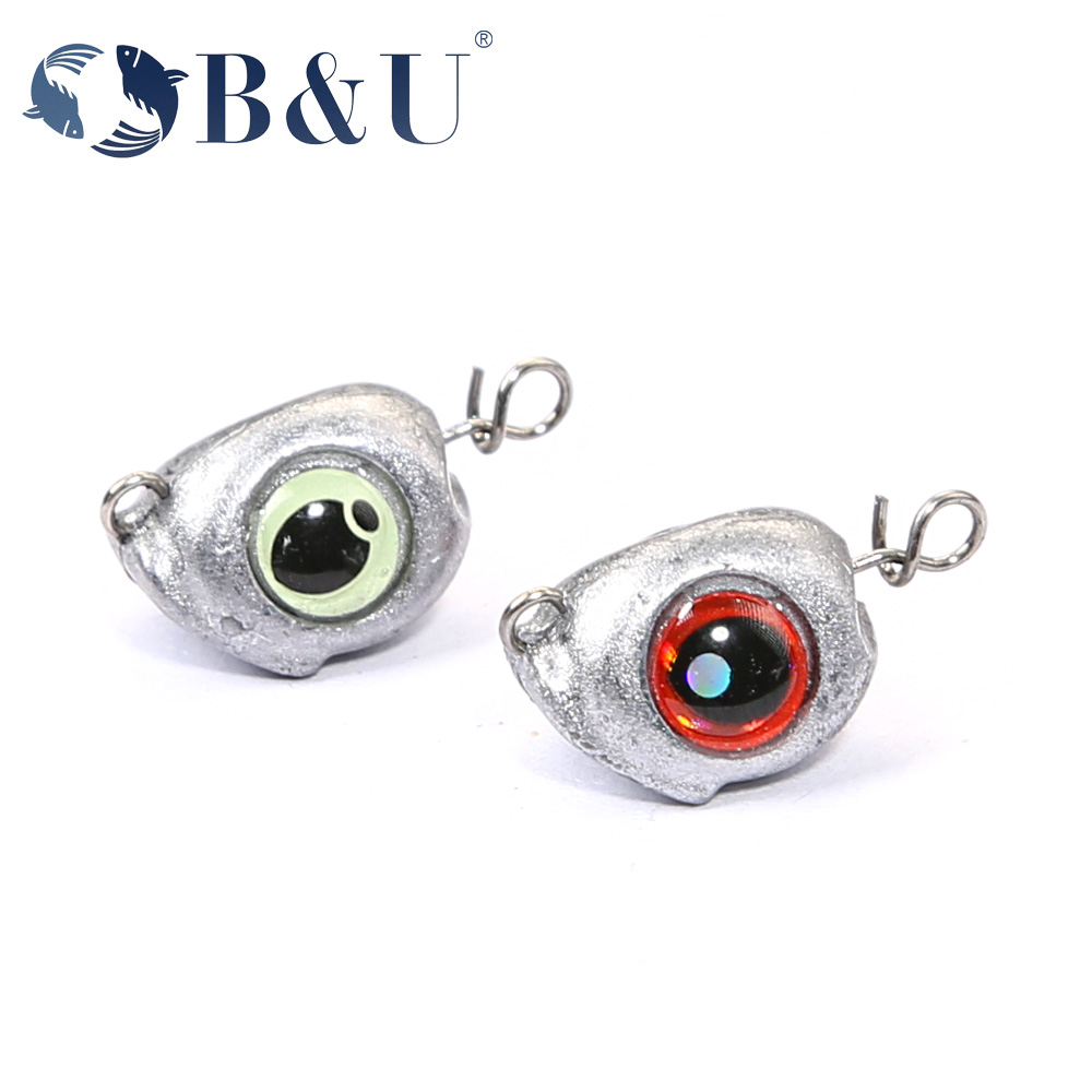 Fishing Lure Jig - B&U Swing Jig Head Cheburashka Sinker,