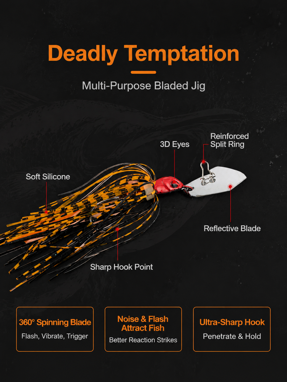 Set di Esche Spinnerbait con G - Fishing Lure Blade Bait recensione e prezzo