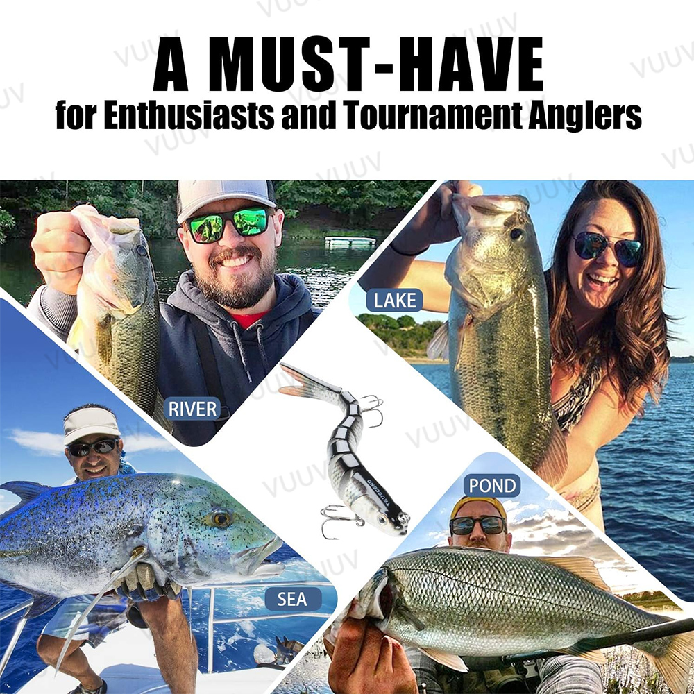 10 pz. Esche Artificiali Swimb - Fishing Lure Popper recensione e prezzo