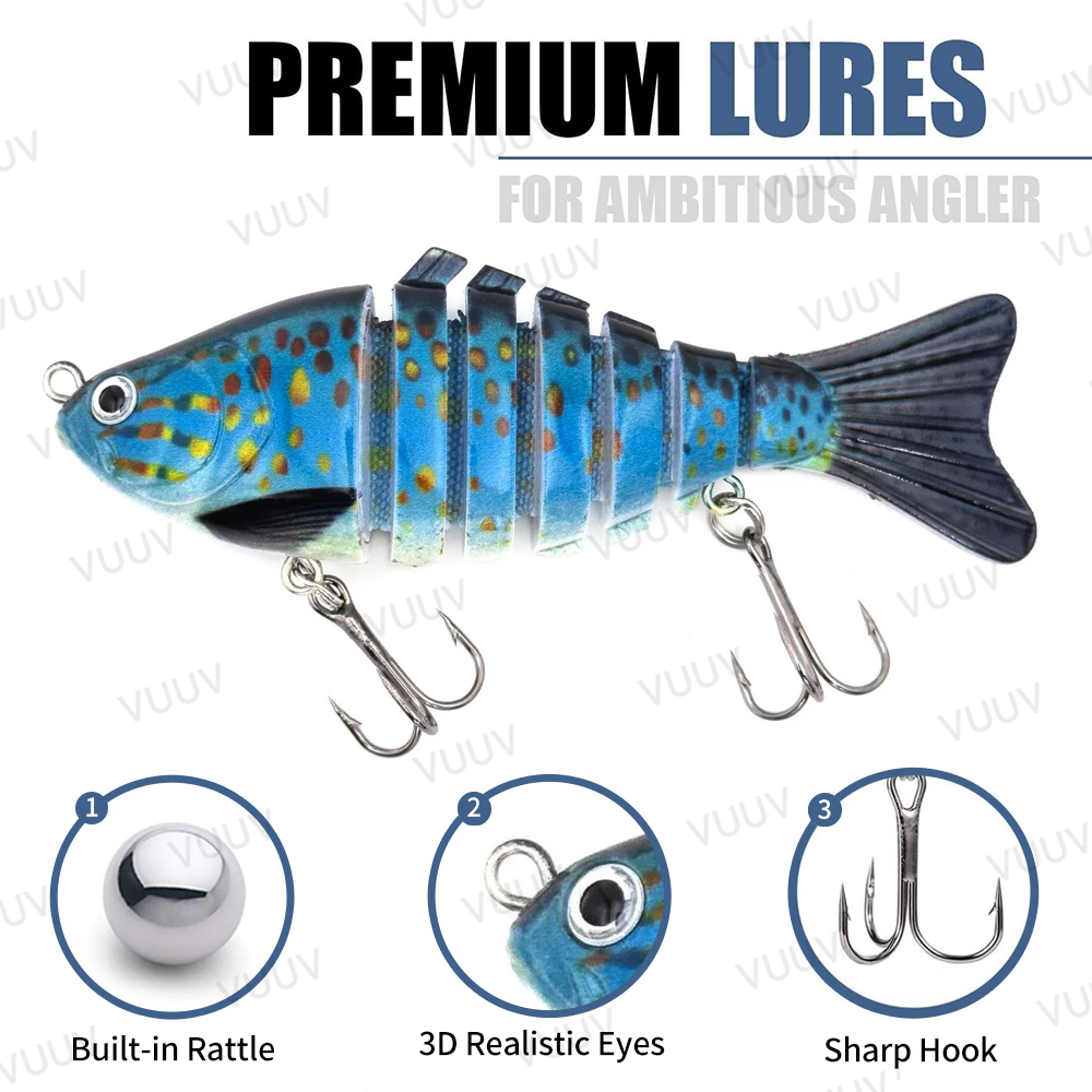 10 pz. Esche Artificiali Swimb - Fishing Lure Popper recensione e prezzo