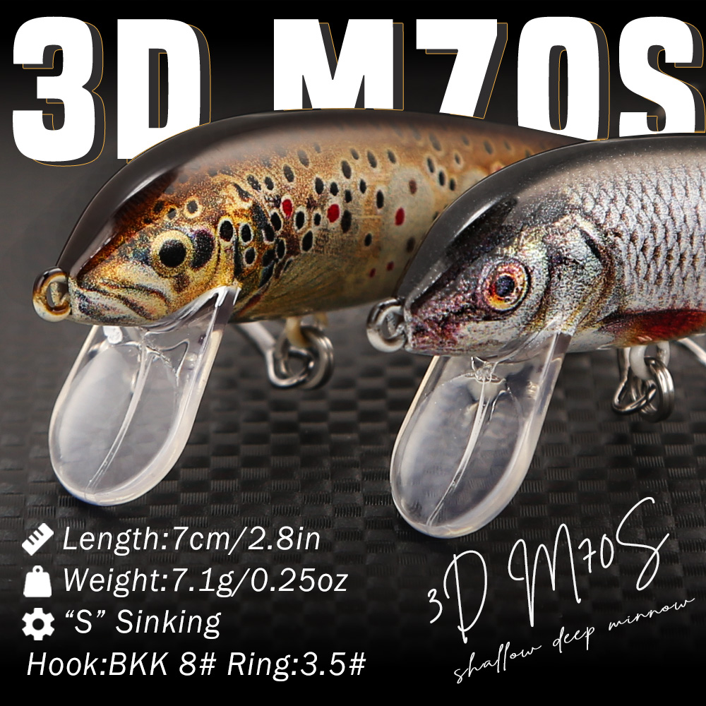 Esche da Pesca B&U Sinking Min - Fishing Lure Swimbait recensione e prezzo