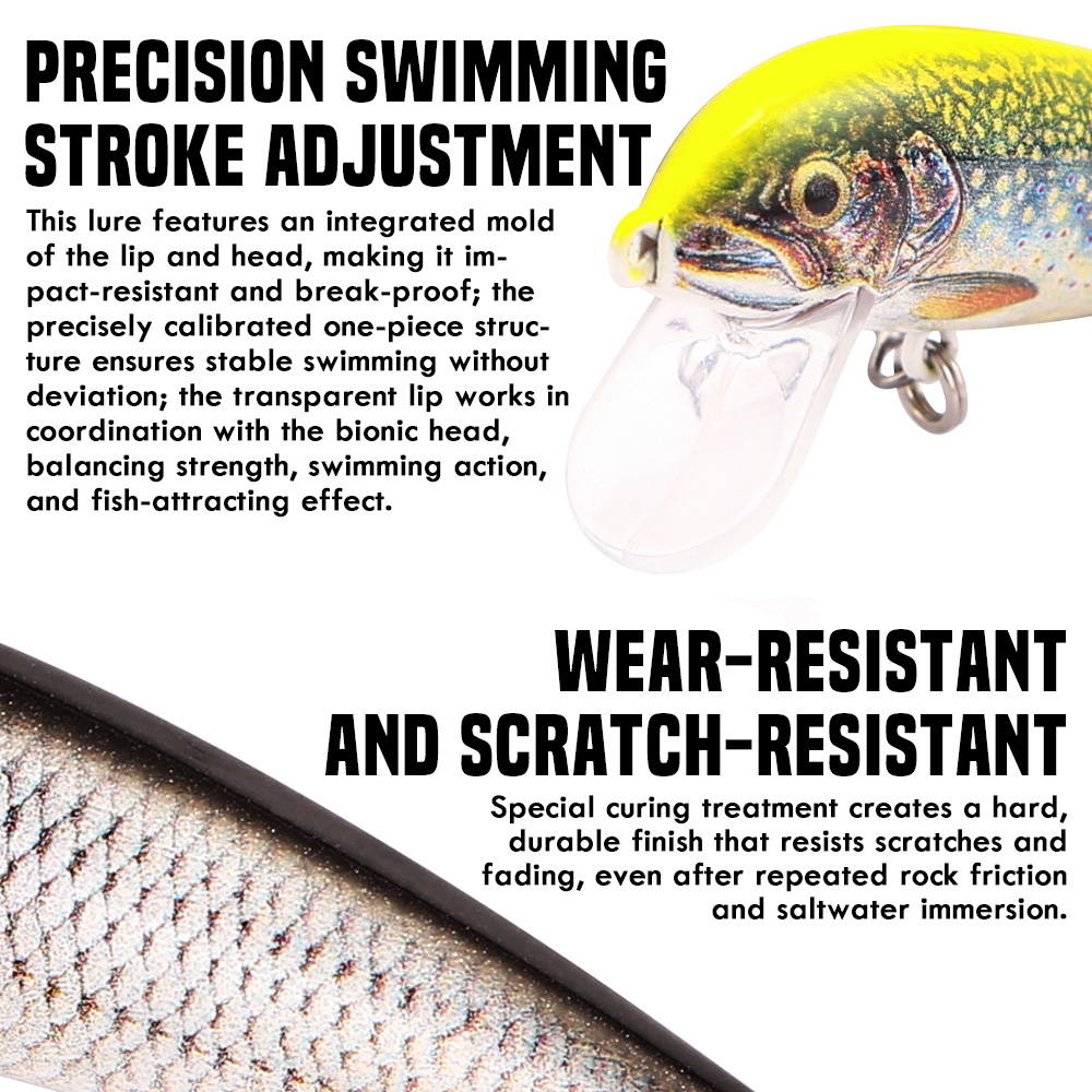 Esche da Pesca B&U Sinking Min - Fishing Lure Swimbait recensione e prezzo