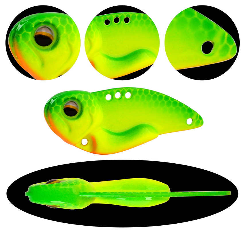 6 pz Metallo VIB Esche Da Pesc - Fishing Lure Blade Bait recensione e prezzo