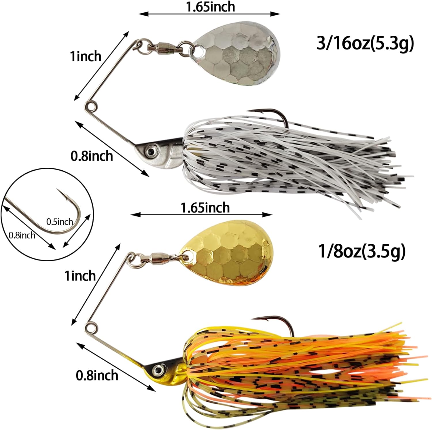Eupheng Spinner Bait Cucchiaio - Fishing Lure Buzzbait recensione e prezzo