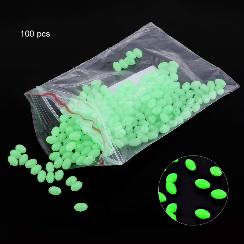 100 pz/lotto Ovale Notte Lumin - Fishing Lure Accessories recensione e prezzo