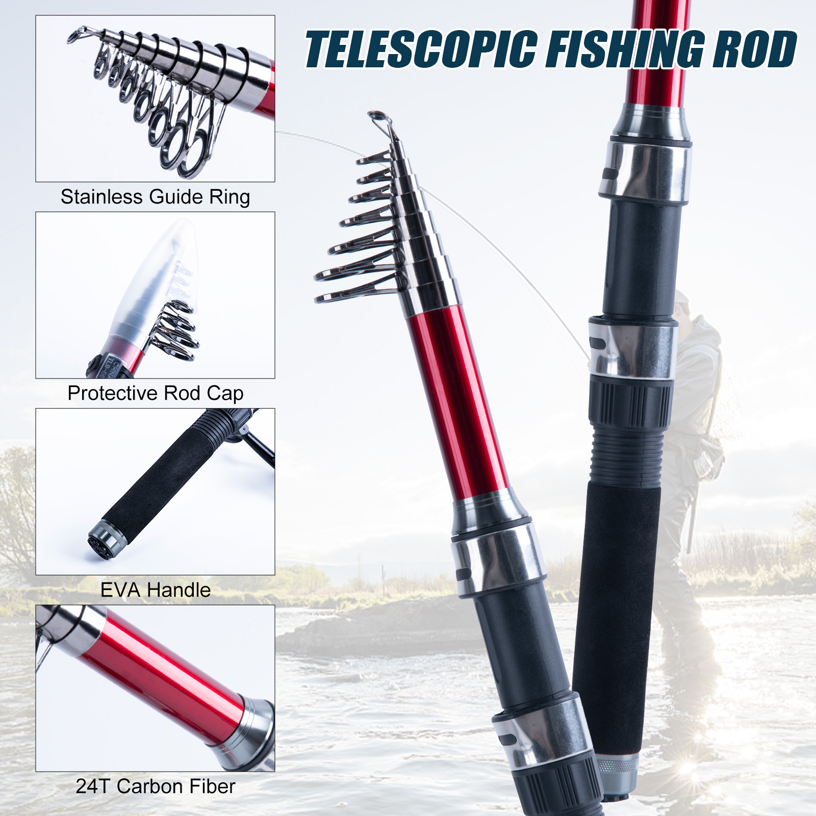 Goture Set Canna da Pesca Tele - Fishing Lure Spinner recensione e prezzo