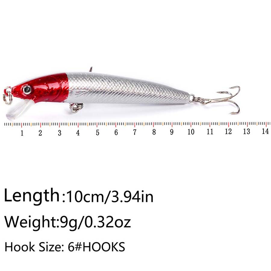 10PCS Jerkbait Minnow Swimbait - Fishing Lure Jerkbait recensione e prezzo