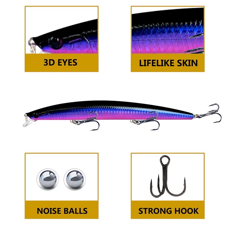 Minnow Richiamo di Pesca Laser - Fishing Lure Crankbait recensione e prezzo