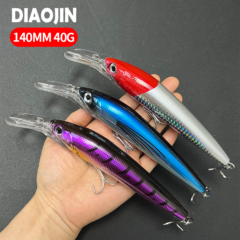 140mm 40g Trolling Minnow Rich - Fishing Lure Buzzbait recensione e prezzo