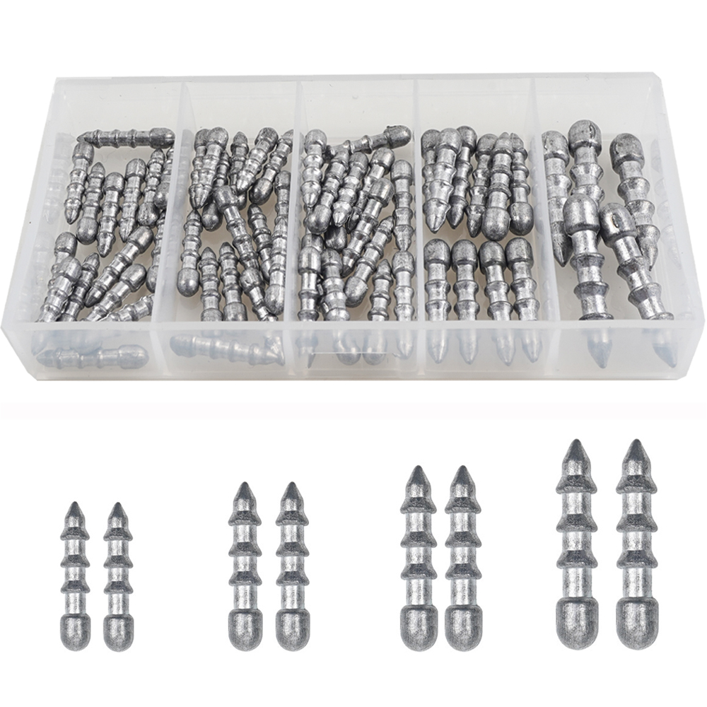 60 pz pesi per unghie Worm Fis - Fishing Lure Accessories recensione e prezzo