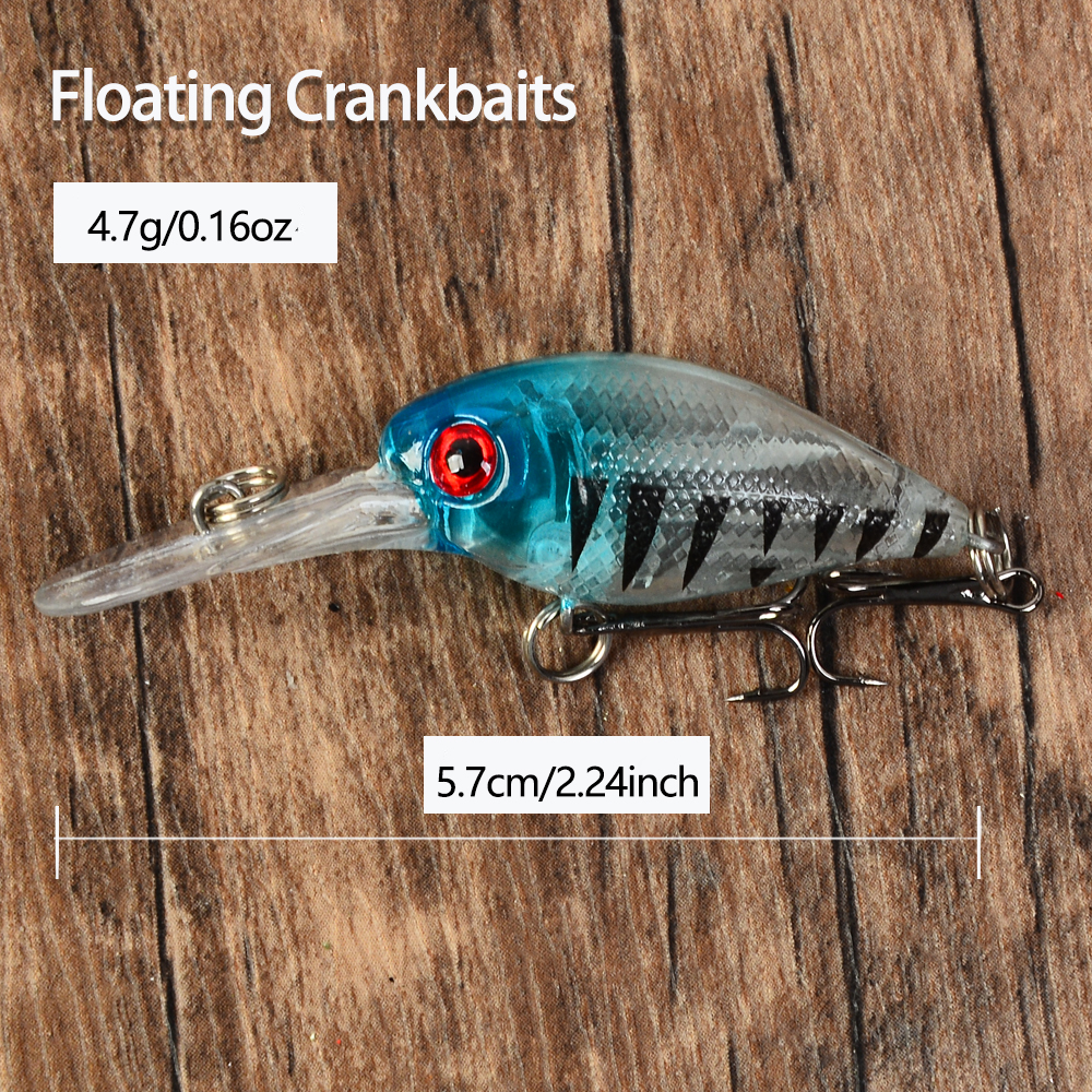 Set di 5 Esche Artificiali da  - Fishing Lure Crankbait recensione e prezzo
