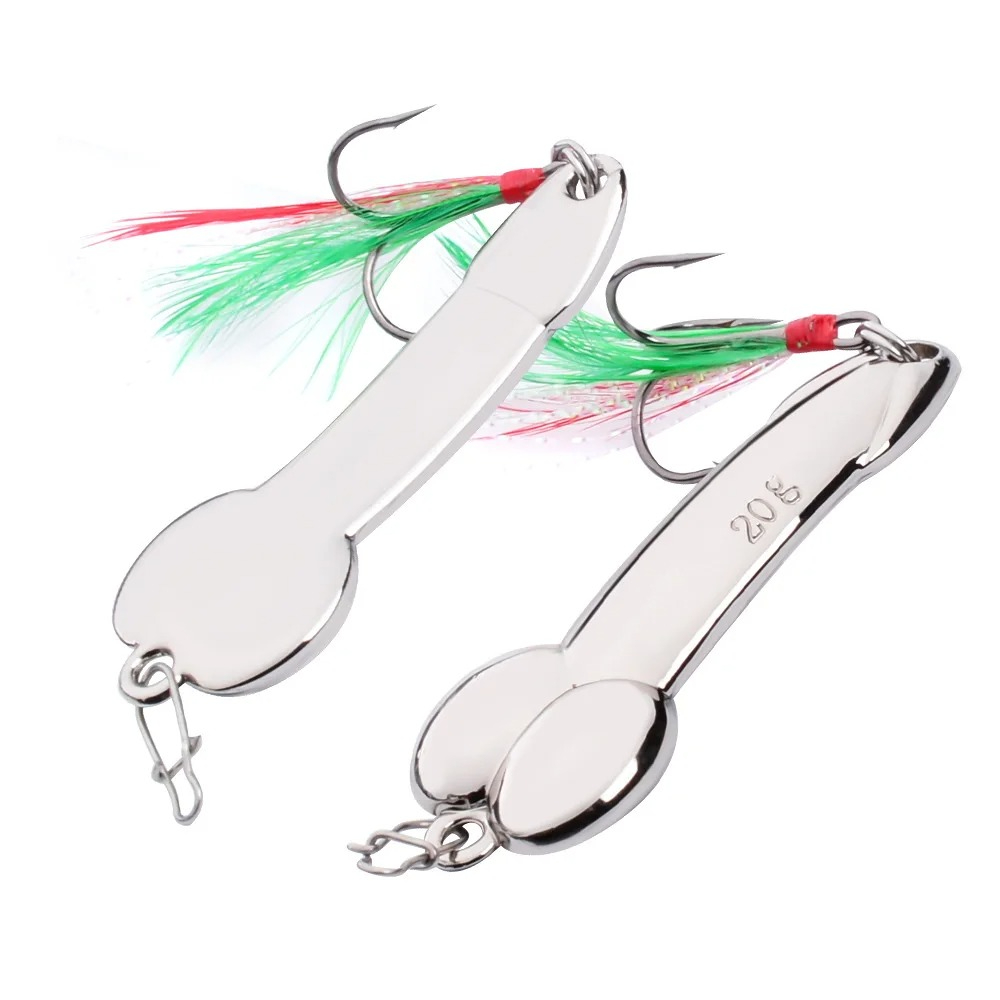 Esche da pesca a forma di pene - Fishing Lure Spoon recensione e prezzo