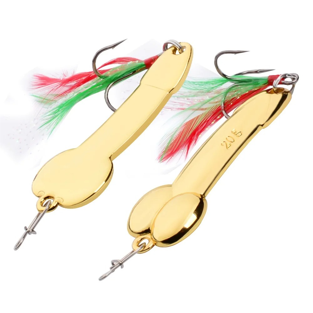 Esche da pesca a forma di pene - Fishing Lure Spoon recensione e prezzo