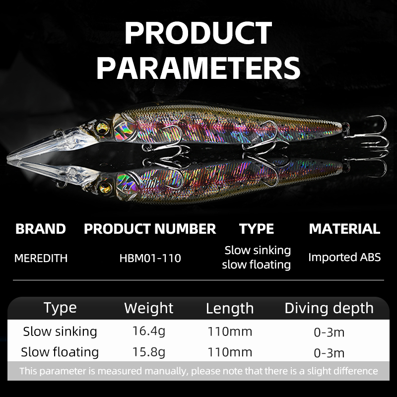 MEREDITH Minnow Wobbler Esche  - Fishing Lure Jerkbait recensione e prezzo
