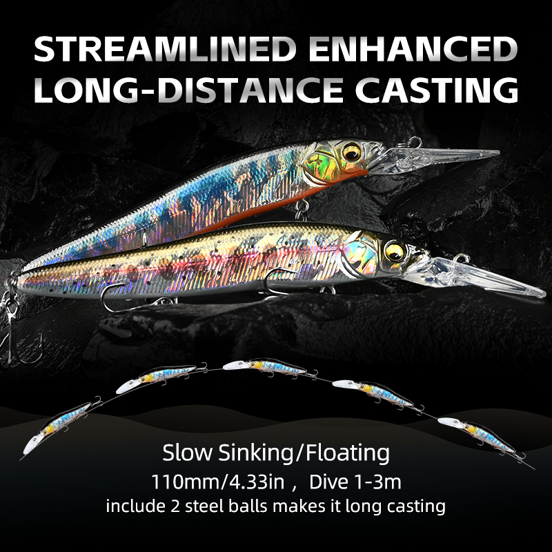 MEREDITH Minnow Wobbler Esche  - Fishing Lure Jerkbait recensione e prezzo
