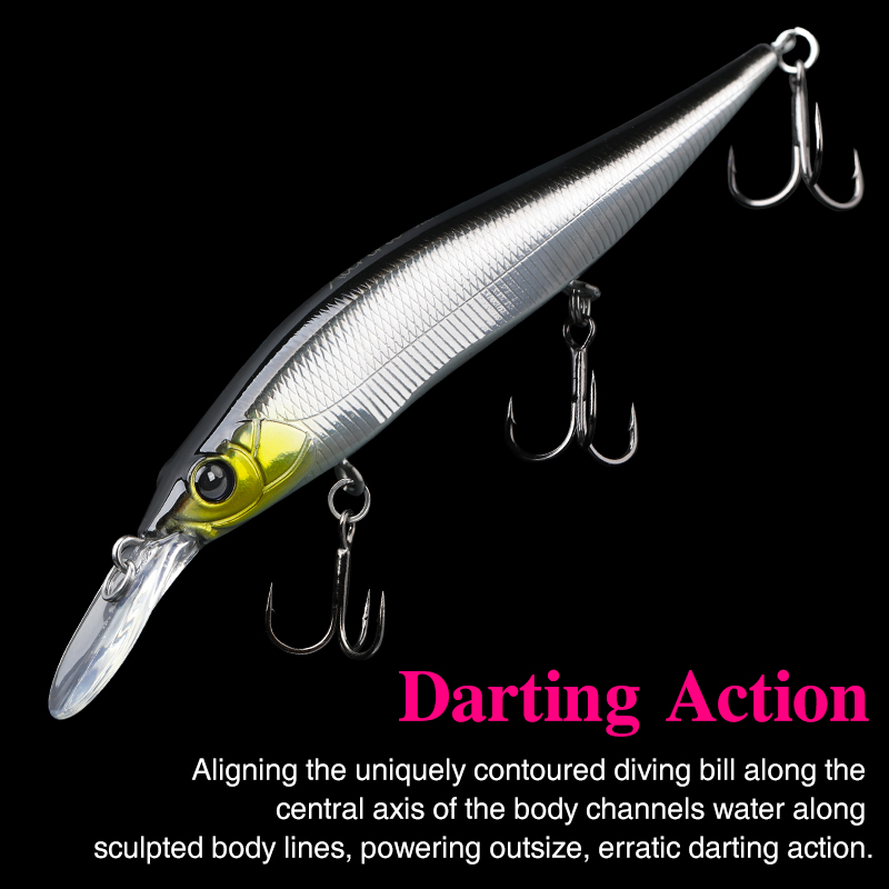 TSURINOYA Sospeso Minnow Jerkb - Fishing Lure Jerkbait recensione e prezzo