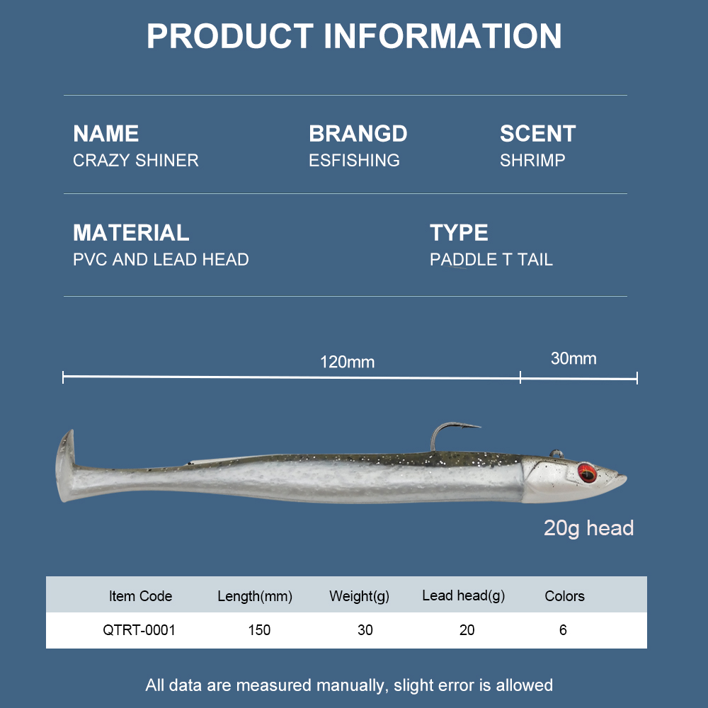 ESFISHING Esca Morbida da Pesc - Fishing Lure Swimbait recensione e prezzo