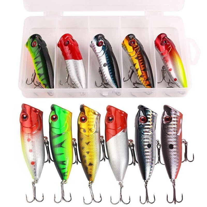 6 pezzi 6 colori (sacchetto op - Fishing Lure Popper recensione e prezzo