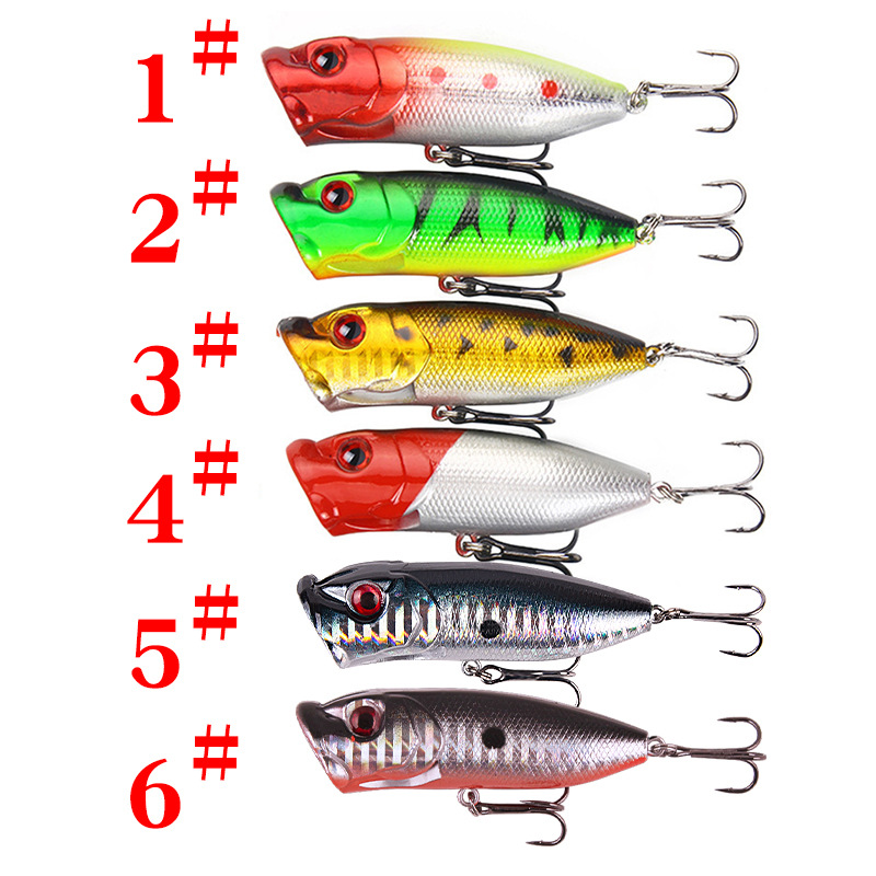 6 pezzi 6 colori (sacchetto op - Fishing Lure Popper recensione e prezzo