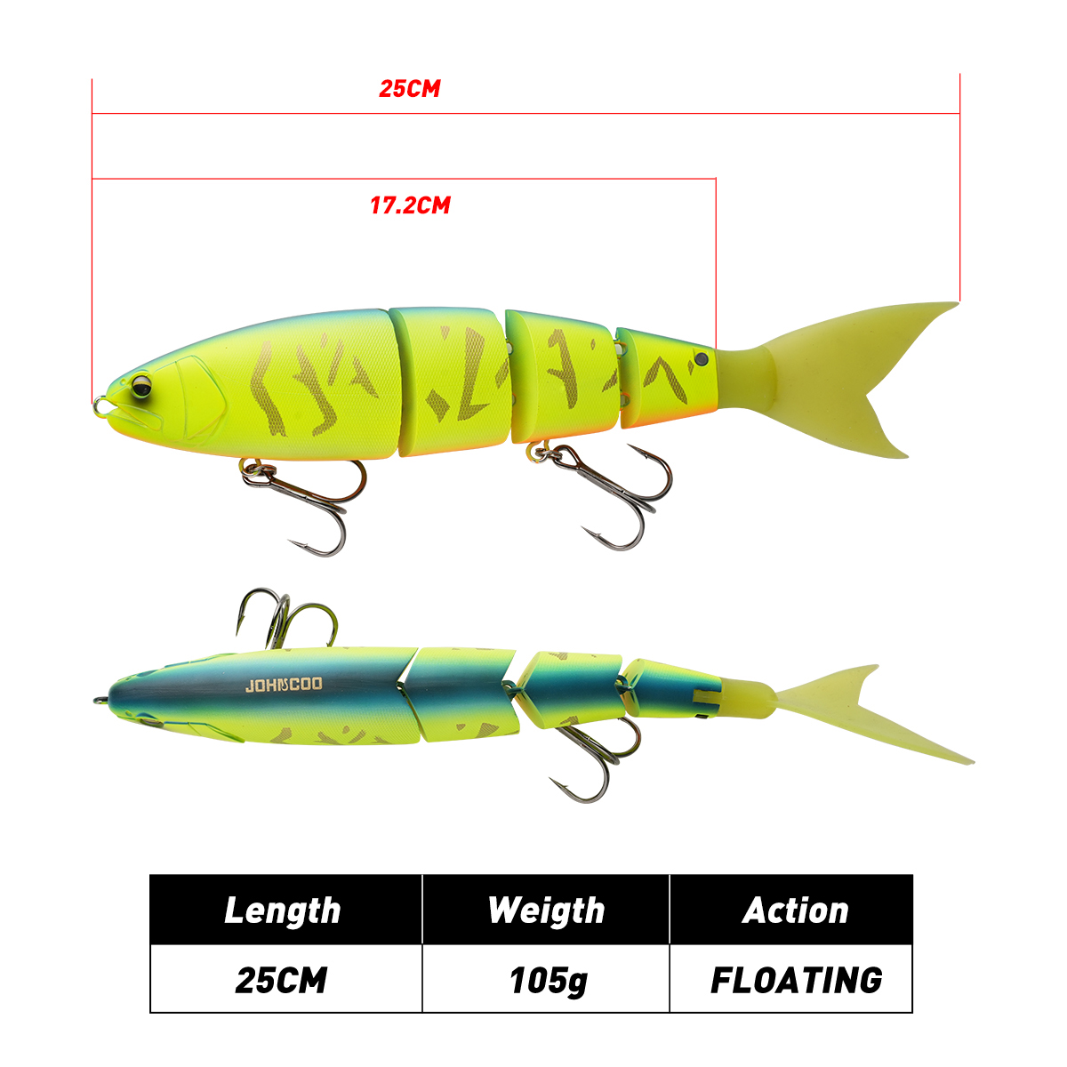 Johncoo Richiamo di pesca snod - Fishing Lure Popper recensione e prezzo