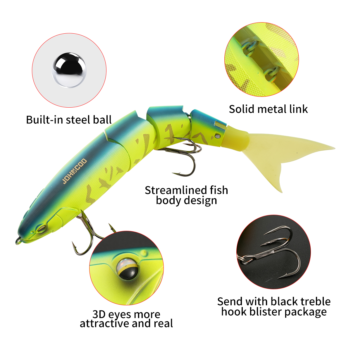 Johncoo Richiamo di pesca snod - Fishing Lure Popper recensione e prezzo
