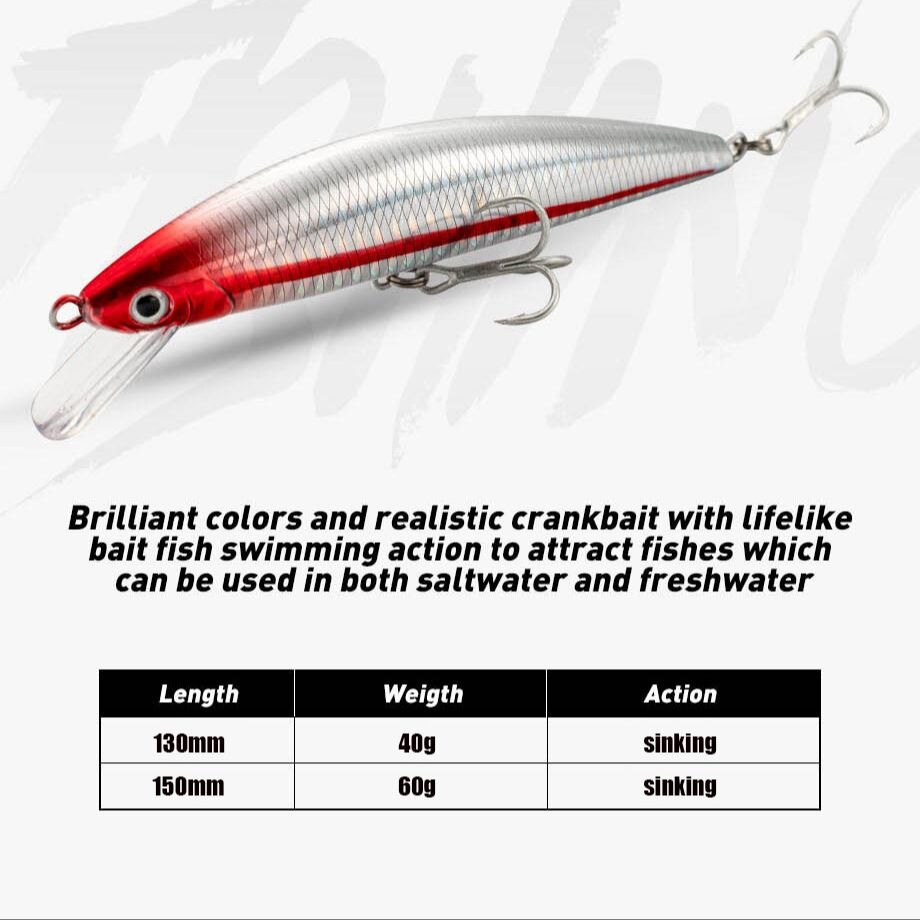 Richiamo di Pesca affondamento - Fishing Lure Jerkbait recensione e prezzo