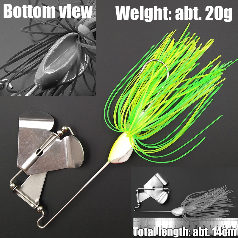 Wusanban Lunker Spinner Esche  - Fishing Lure Blade Bait recensione e prezzo