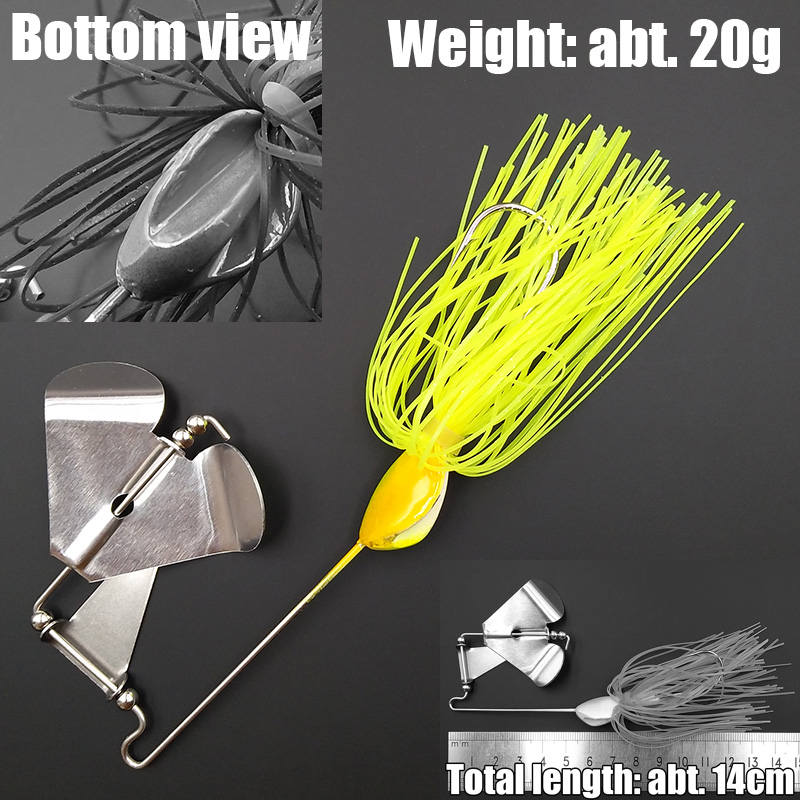 Wusanban Lunker Spinner Esche  - Fishing Lure Blade Bait recensione e prezzo