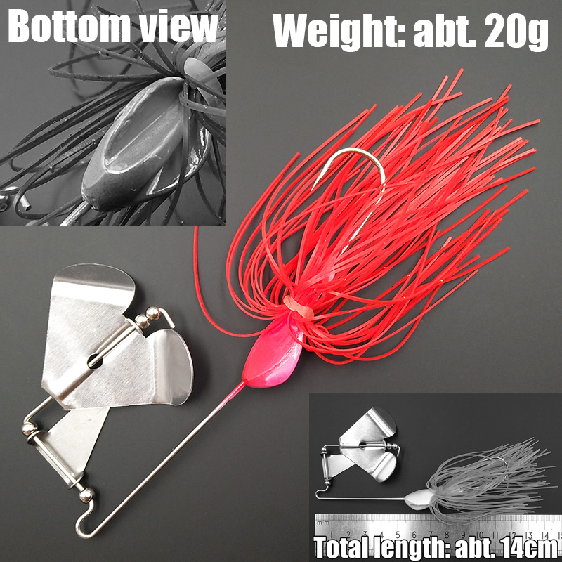 Wusanban Lunker Spinner Esche  - Fishing Lure Blade Bait recensione e prezzo