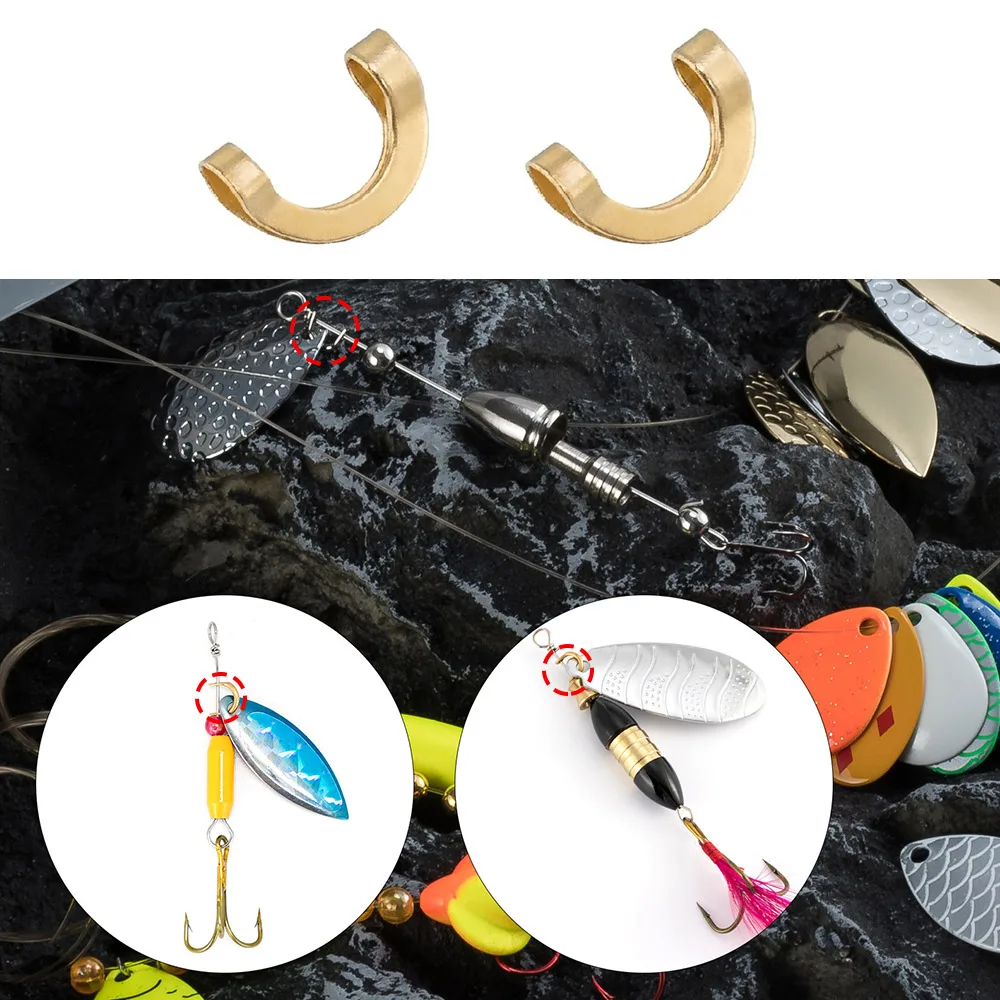 100 pz Pesca A Forma di U Clip - Fishing Lure Spinner recensione e prezzo