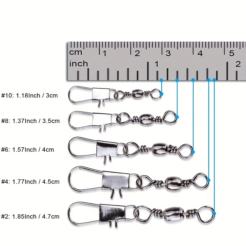 50/200 pz Girelle a barilotto  - Fishing Lure Accessories recensione e prezzo